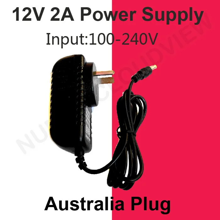 Горячая 12V2A хорошее качество адаптер питания Австралийский разъем для CCTV камеры