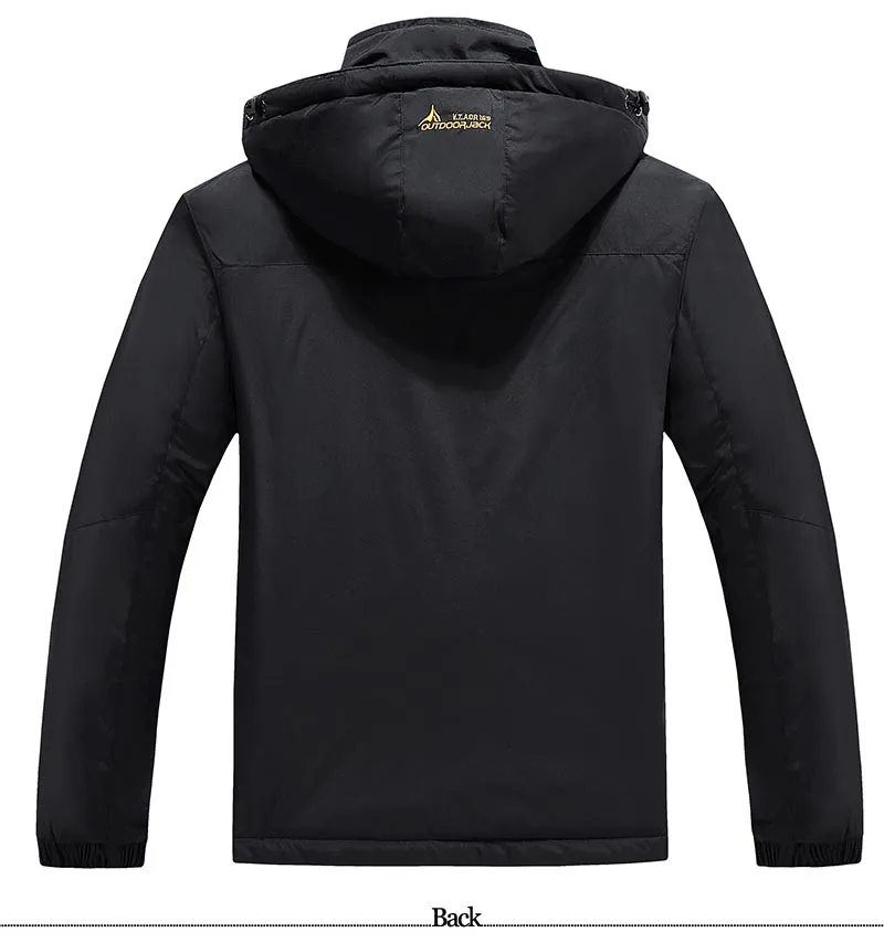 XIYOUNIAO new Outwear Winter Jacket Men Windproof waterproof Hood Male Jacket thicken Warm Men Parkas coat Size L-6XL