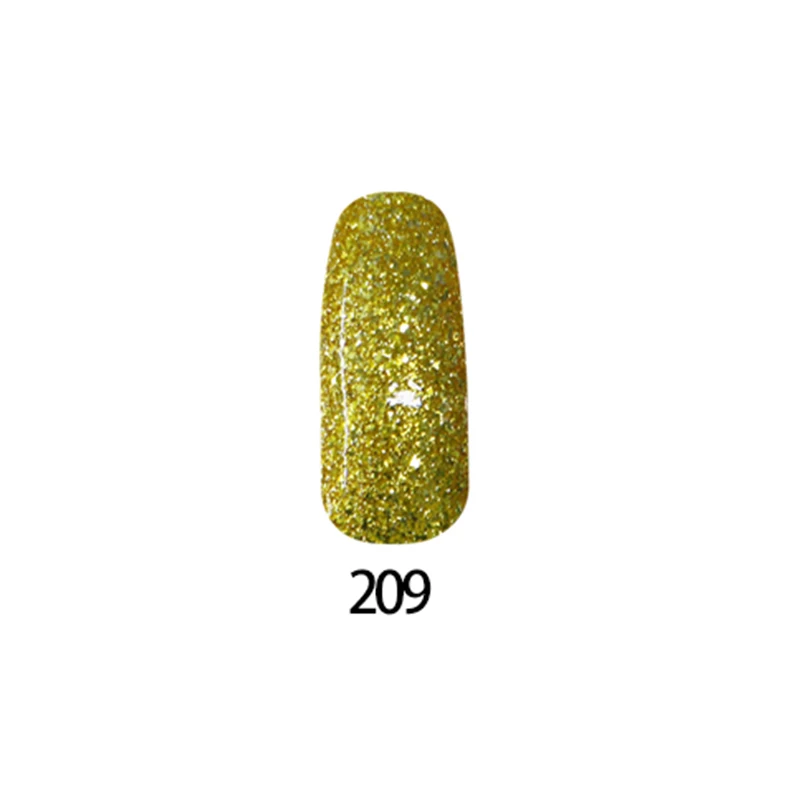 Gold Platinum209 6 мл 1 шт Золотой Платиновый гель лак 36 цветов на выбор горячая Распродажа гель лак - Цвет: Gold Platinum209