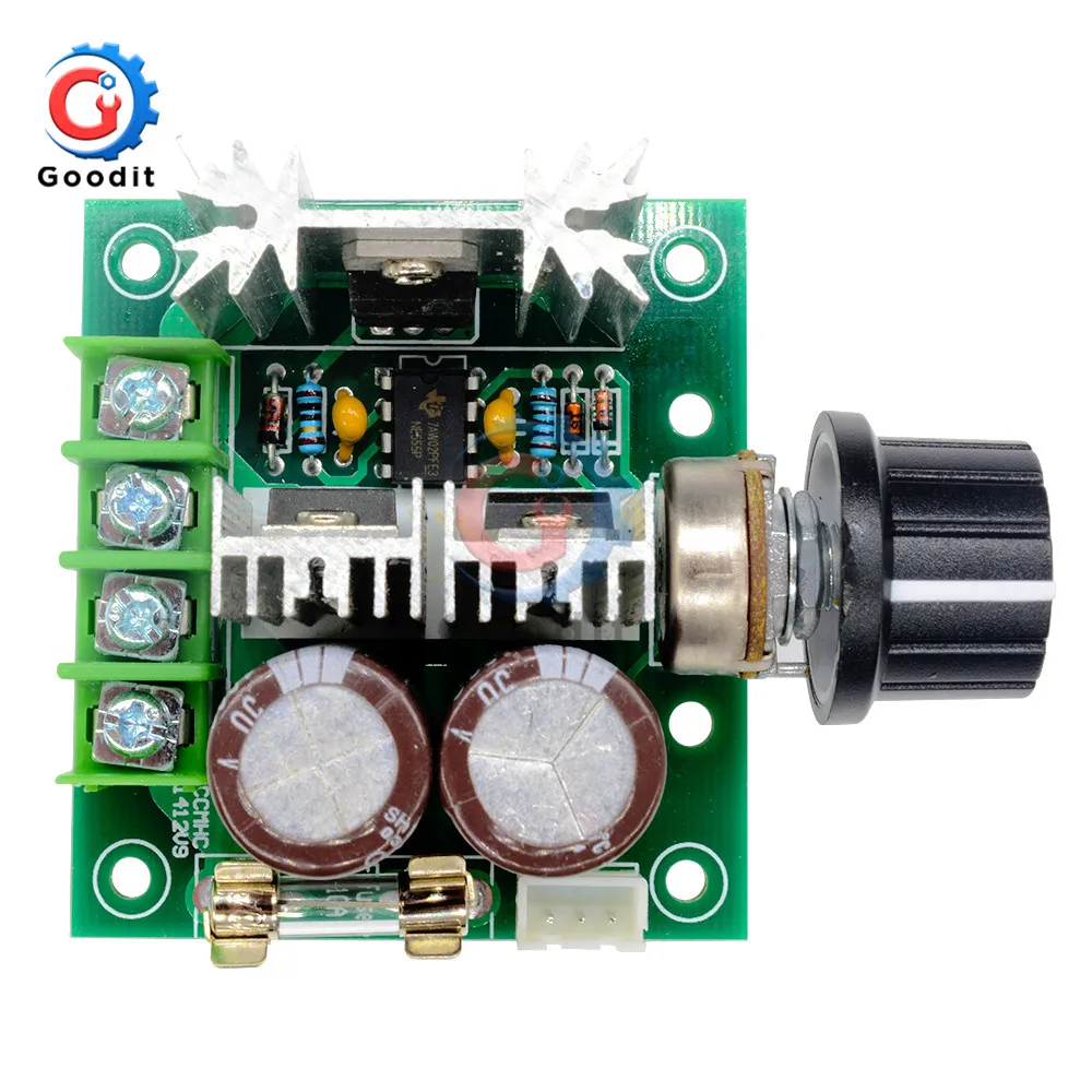 10A DC12V-40V Motor Speed Controller PWM 400W 13kHz Adjustable Drive Module 24V 36V with Line | Обустройство дома