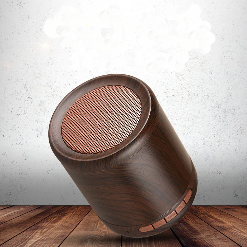 VOBERRY популярный K2001 Деревянный Портативный беспроводной Bluetooth Дополнительный вход громкоговорителя подключается для дома и офиса