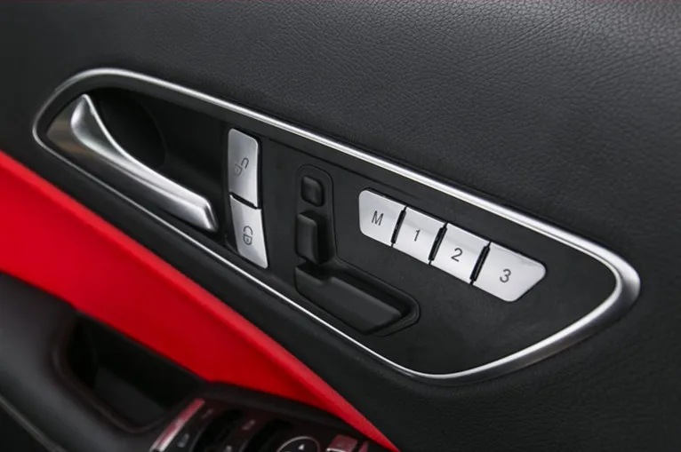 ABS хромированный чехол с кнопкой регулировки сиденья для Mercedes Benz W204 W205 W212 W218 X204 X166
