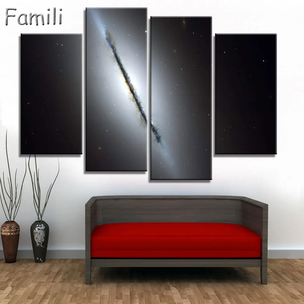 Набор для рисования каллиграфии абстрактный холст с изображением молочного пути