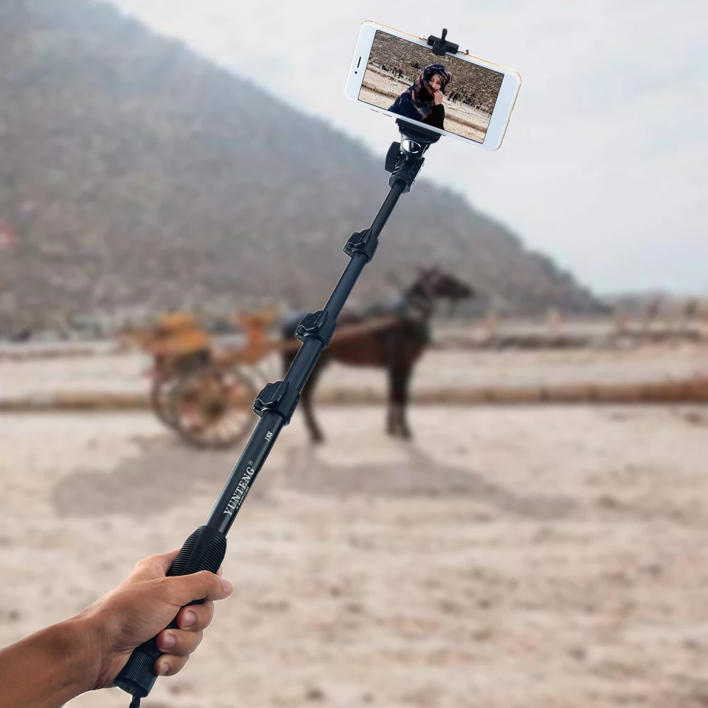 Портативная Выдвижная Pole камера для селфи монопод палка штатив Para телефонов