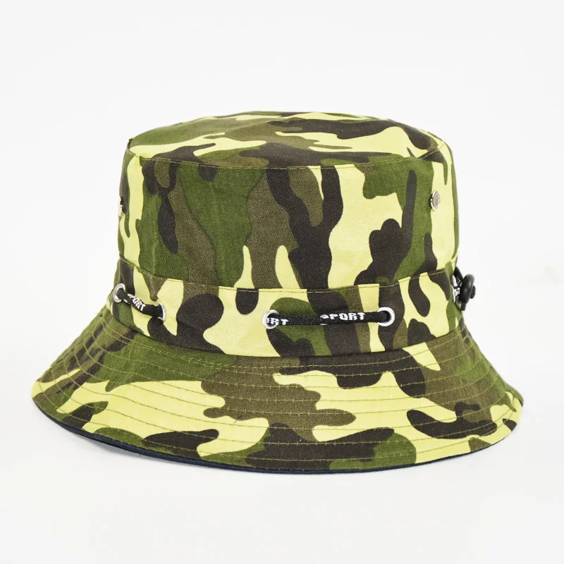 Панама камуфляжная для мужчин и женщин Повседневная шляпа рыбалки один размер