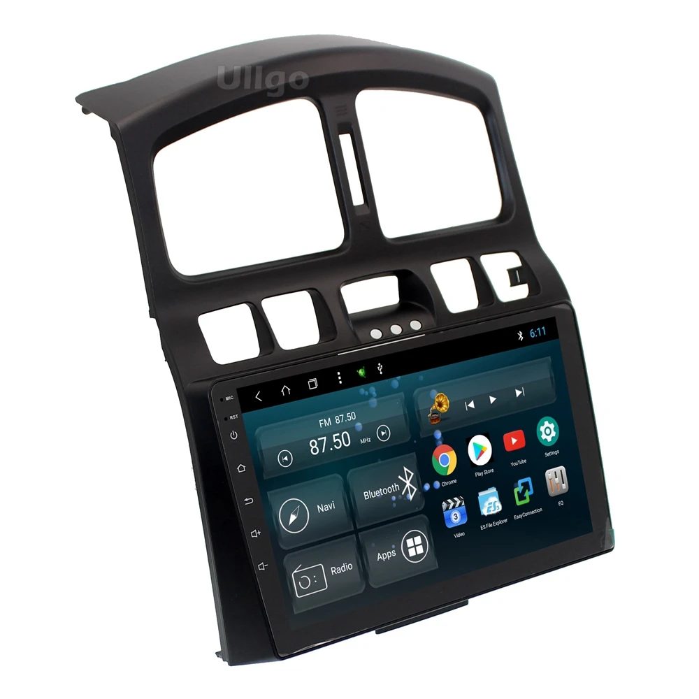 4G+ 64G Восьмиядерный " Android 8,1 автомобильный DVD gps для hyundai Santa Fe 2001-2006 Авторадио gps автомобильный Головной блок с RDS BT Mirrorlink