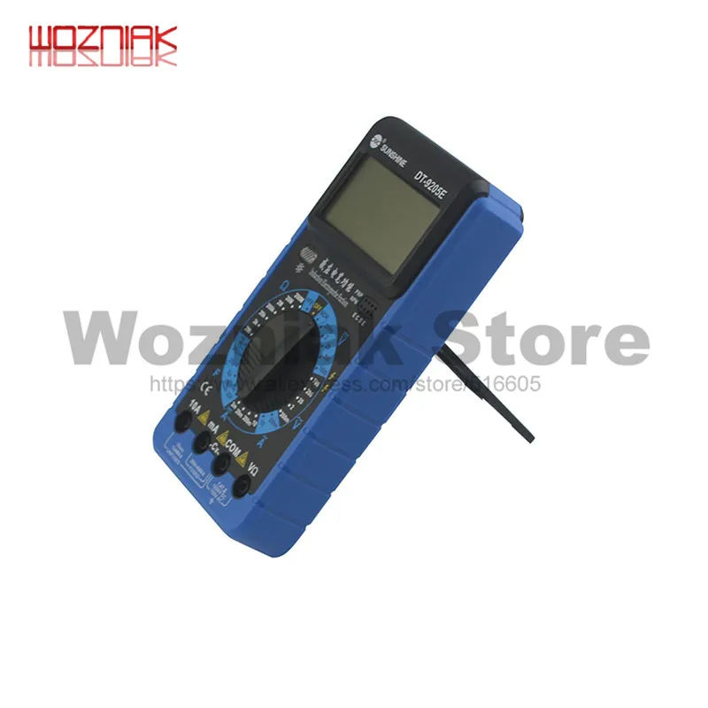 DT 9205E Цифровой мультиметр ЖК дисплей Дисплей Авто Мощность начиная AC/DC Напряжение