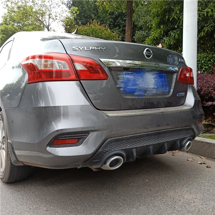 Для Nissan Sentra SYLPHY защита выхлопного отверстия заднего бампера подходит 2012/2013// Sentra Body набор бампер задний спойлер