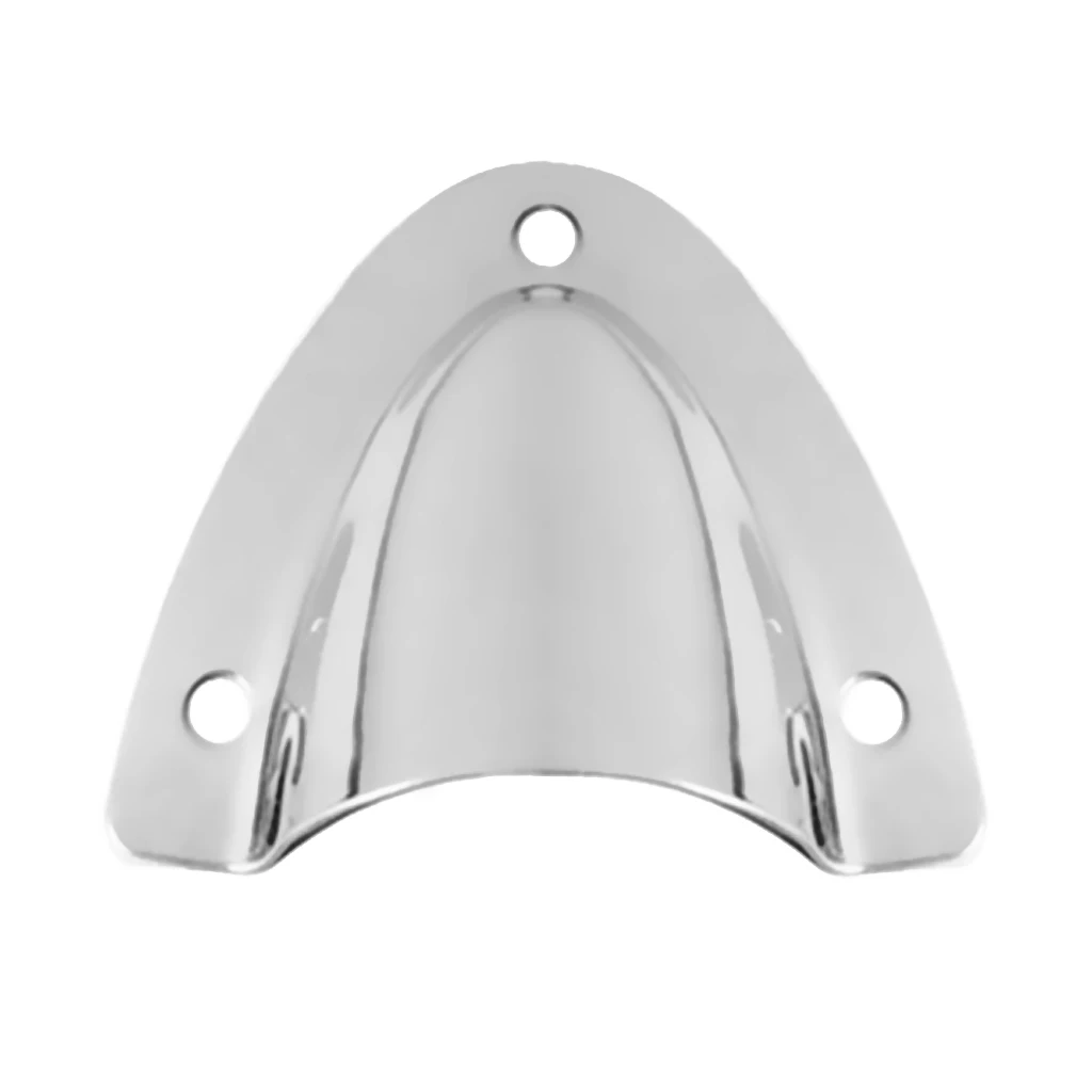 

2pcs 316 Stainless Steel Large Clam Shell Vent Wire Cable Cover For Boat