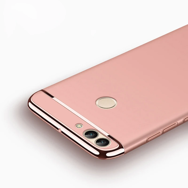 Huawei P Smart Case для huawei Enjoy 7 S чехол Роскошный 3 в 1 защитная задняя крышка для huawei PSmart телефонные чехлы Coque