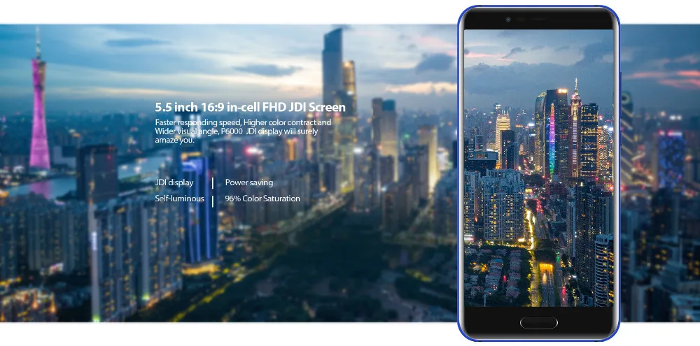 Blackview P6000 4G LTE смартфон Helio P25 6 ГБ ОЗУ 64 Гб ПЗУ 5 "FHD 21MP 6180 мАч большая батарея Android 7 1