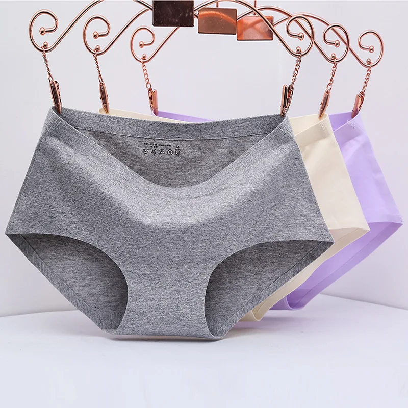 4 шт./лот женские трусики цельное бесшовное женское нижнее белье пикантное
