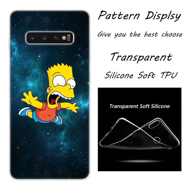 009 Популярный Мягкий силиконовый чехол Homer Simpson для samsung Galaxy S10 S9 S8 Plus S7 Edge A6 A8 Plus A7 A9 A5 Модный чехол - Цвет: 009