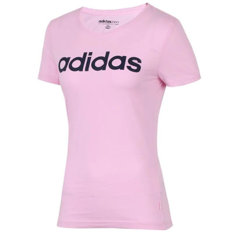 Новое поступление adidas Neo Этикетки Ce Logo Tee Для женщин Футболки с короткими рукавами Спортивная - Цвет: DN2500