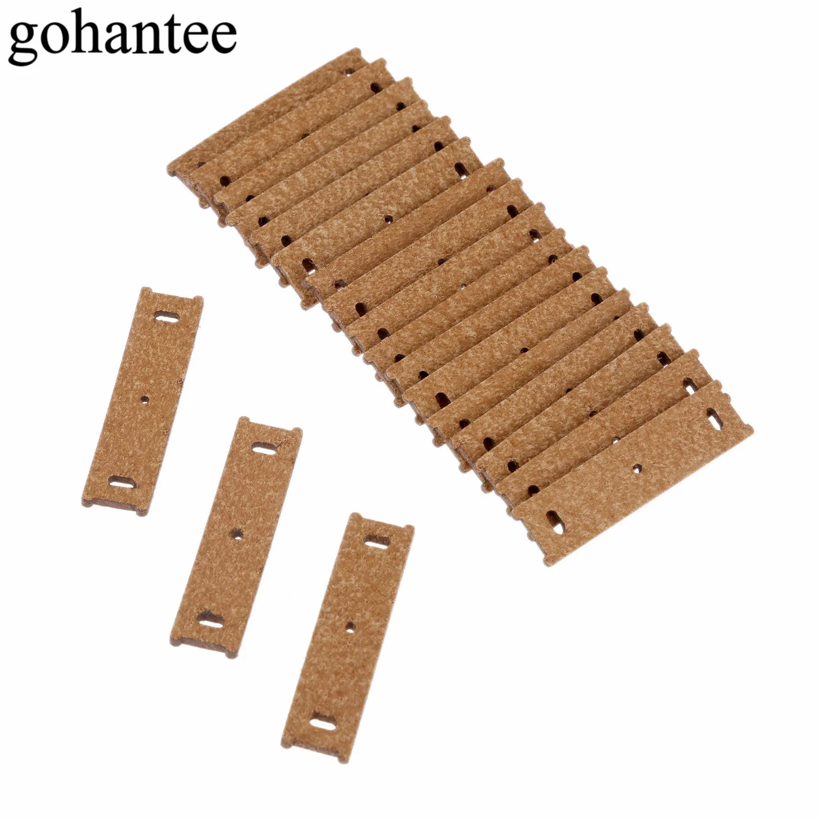 

Gohantee 20 шт. коричневые Чехлы для рогатки из микрофибры кожи с центральным отверстием для охоты катапульты 55 мм x 14 мм