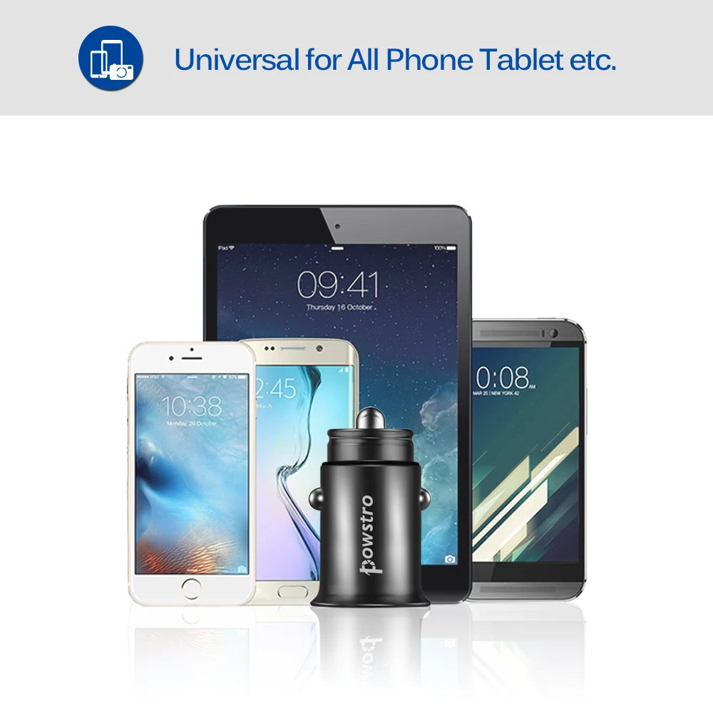 Автомобильное зарядное устройство с двумя USB-портами 5 В 4 8 А | Мобильные телефоны