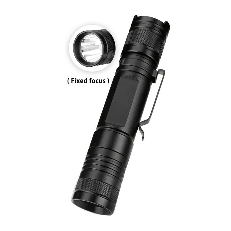Fixed Focus SANYI T6 фонарик Фонарь 3800 лм лампа фонарь 5 режимов Масштабируемые или фиксированный фокус фонари USB перезаряжаемый аккумулятор 18650 - Испускаемый цвет: Fixed Focus