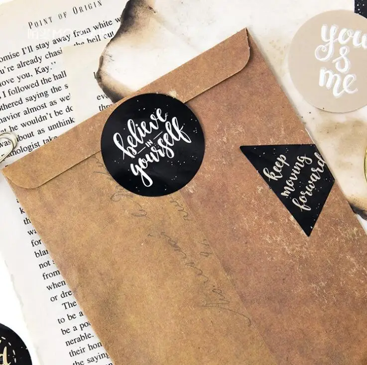 Английские поздравления декоративные наклейки клейкие DIY Украшение дневник