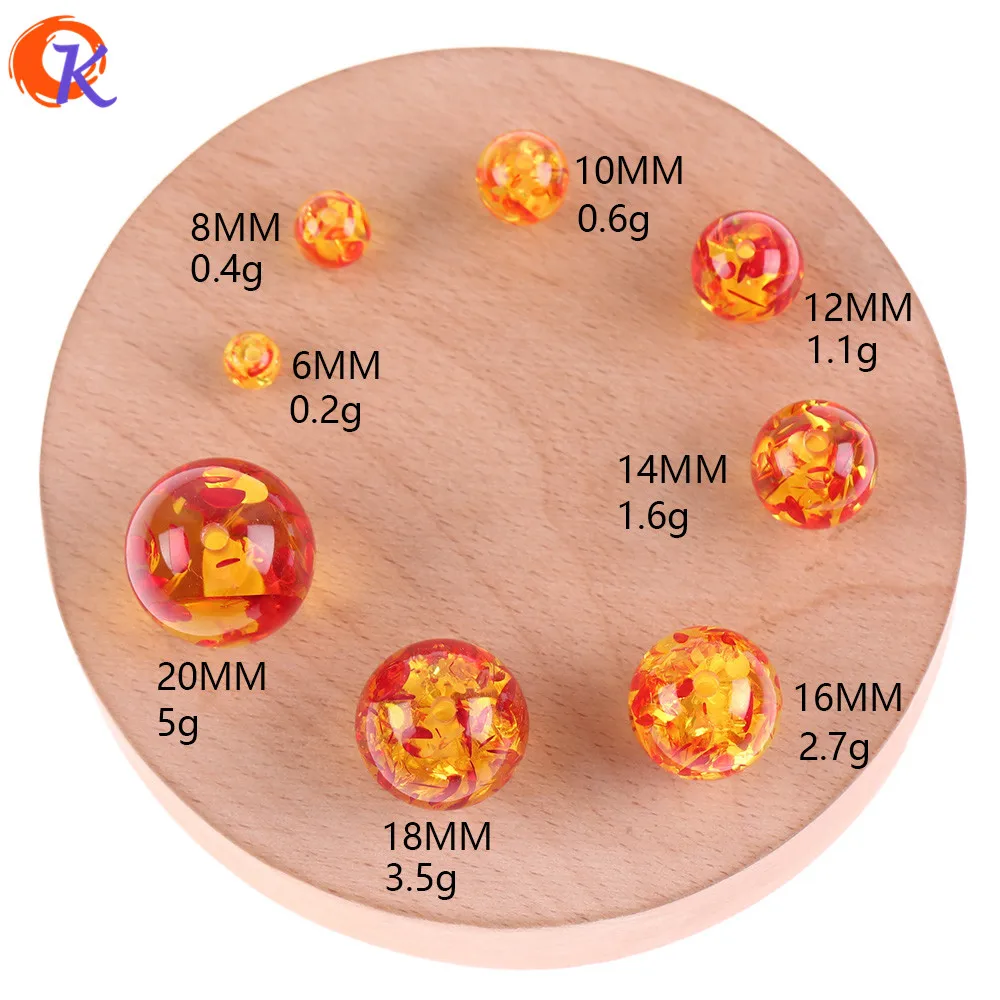 Ювелирные изделия Cordial Design 6 мм 8 10 12 16 20 полимерные бусины имитация AmberEffect сделай