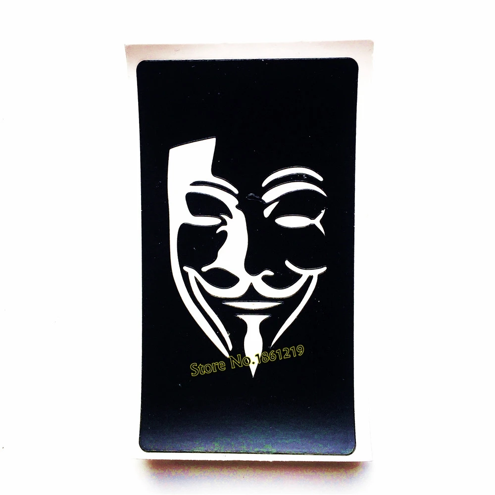 V для Вендетта узор лица трафарет татуировки хной Женский Аэрограф сделай сам