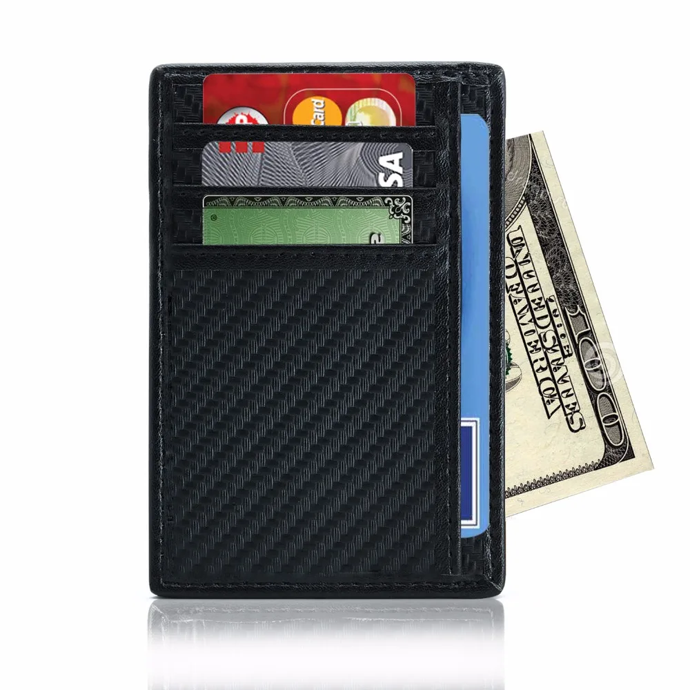 Карманный чехол для банковских карт 1 шт. тонкий кошелек мужской наличных шина Audi