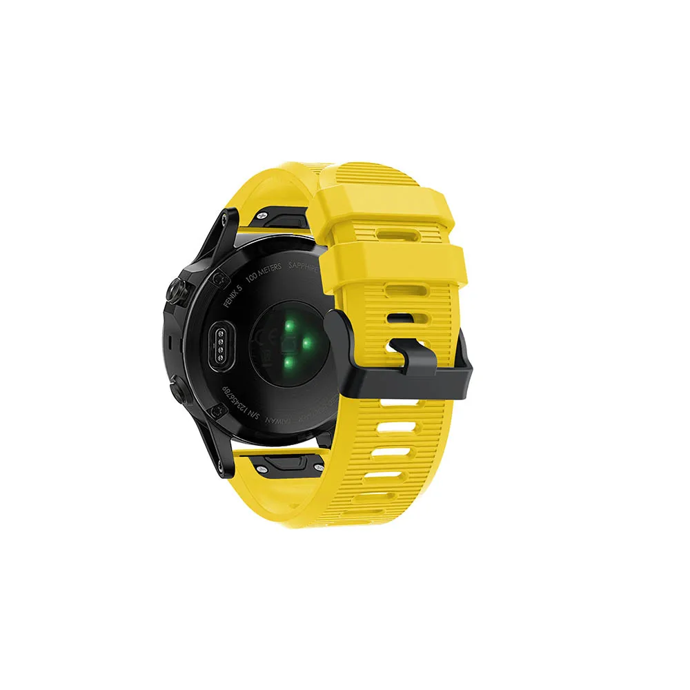 26 мм ремешок для Garmin Fenix 5X/5X Plus/Fenix 3/3HR спортивный силиконовый ремешок для часов с быстросъемным ремешком