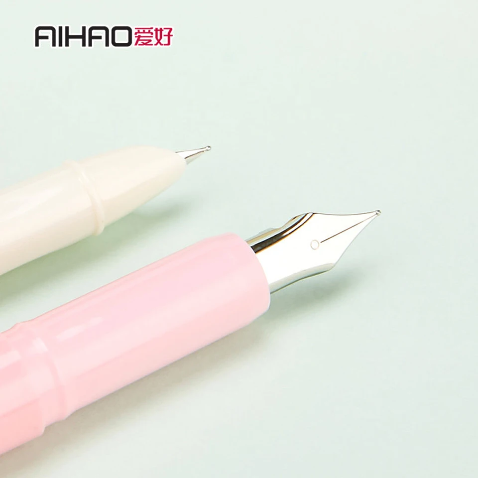AIHAO 2 шт авторучка набор 10 шт чернила каллиграфическая ручка для студентов средний и тонкий перо 0,5 мм можно стереть чернильные ручки школьные принадлежности