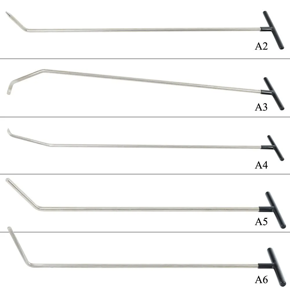 PDR инструменты для крючков удаления вмятин ремонта автомобиля комплект кузова