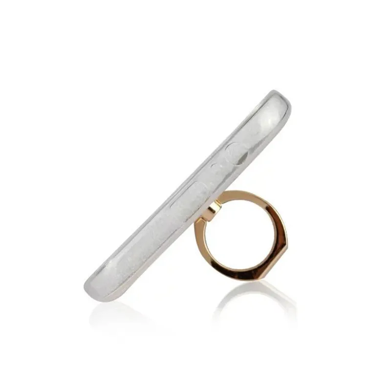 Блестящий Мягкий чехол для телефона из ТПУ с кольцом на палец Samsung Galaxy A3 A5 A7 2017/A320