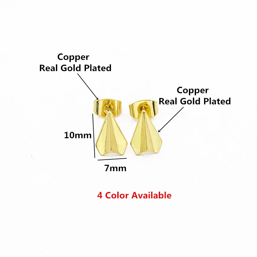 10 пар/лот модные ювелирные изделия из нержавеющей стали простой и рисунком в виде