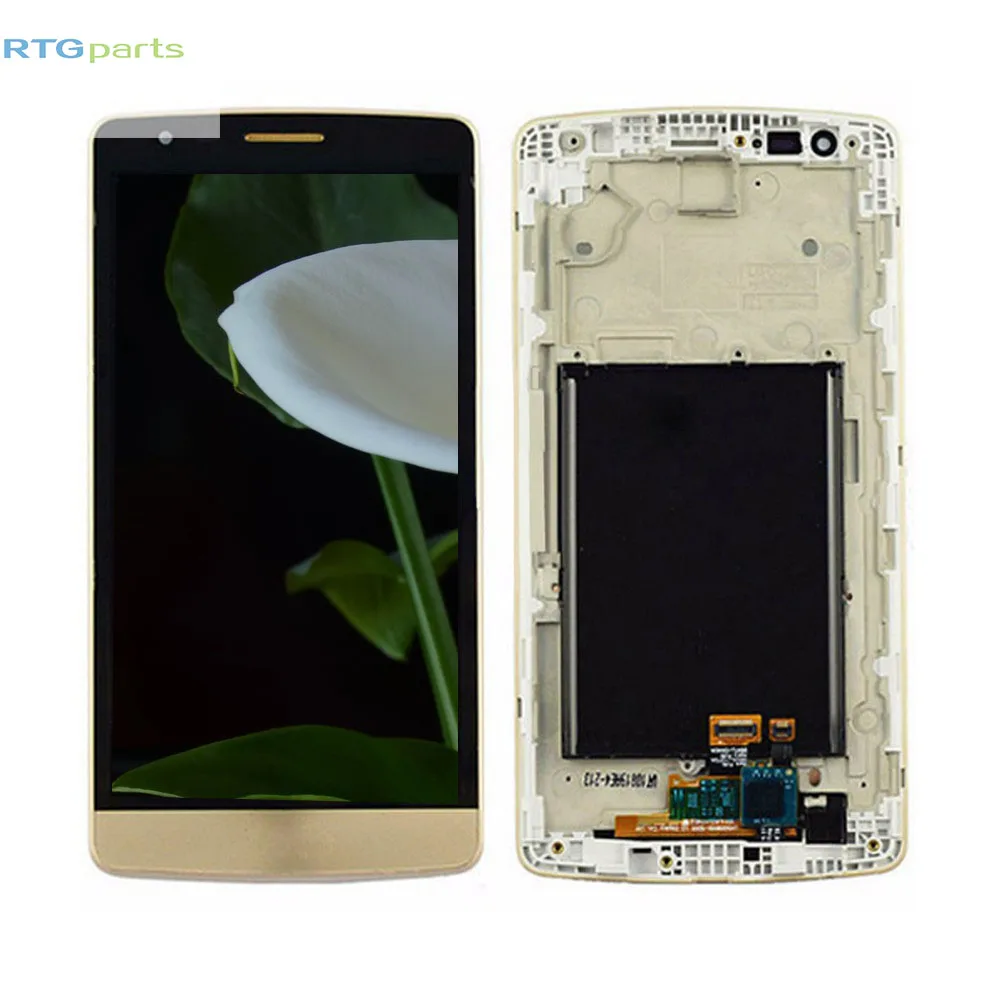 RTGparts LCD кодирующий преобразователь сенсорного экрана в сборе с рамкой для LG D725 G3