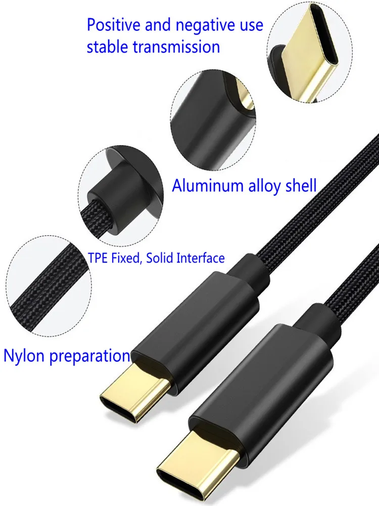 Кабель USB C type C PD 60 Вт для быстрой зарядки Macbook Pro для samsung S10 S9 huawei mate20 P30 PRO Xiaomi type c для освещения