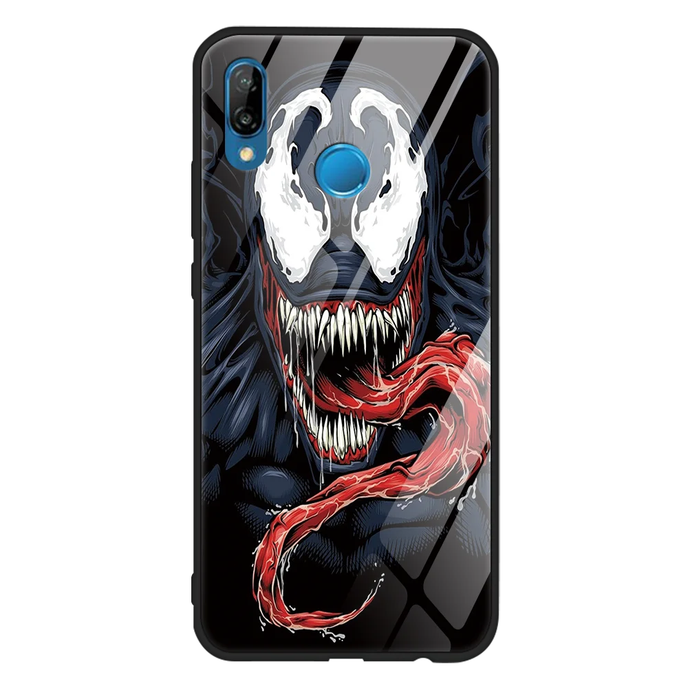 0msheduy Чехол из закаленного стекла с Мстителями Marvel для huawei P20 P30 mate 20 10 P10 Pro P9 P8 Plus Honor 8X9 10 Lite nova3 Coque для P Smart - Цвет: 0msheduy