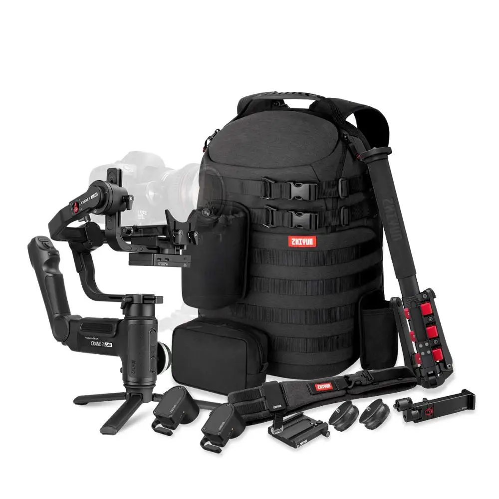 master package Zhiyun Crane 3 Lab 3 Axis Ручной Стабилизатор для DSLR BMPCC 4 K sony A7M3 Panasonic GH5 Canon PK Ronin S Crane 2 - Цвет: master package