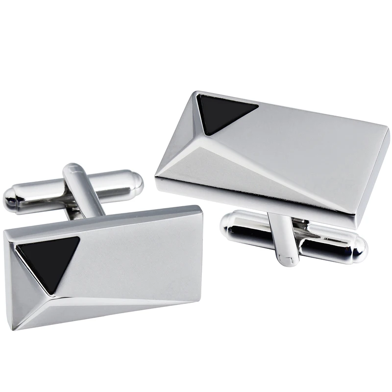 HAWSON Fashion Cufflinks for Men Square Jewelry Cuff Links with Crystal Wedding Dress Button Nice Box | Украшения и аксессуары