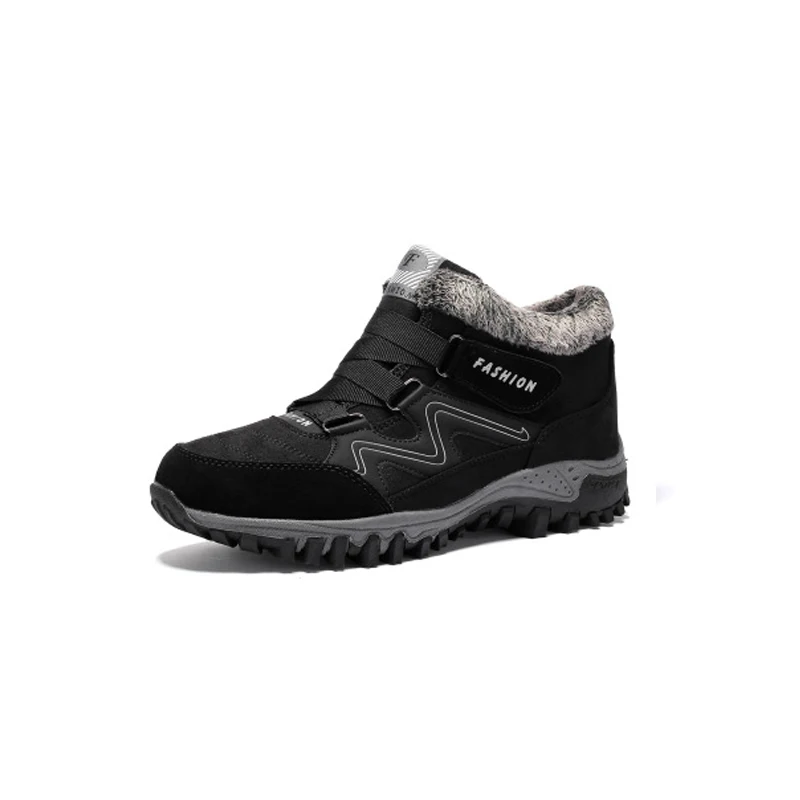 

2019 NEW outdoor hiking shoes+female climbing Winter warm and velvet low to help wear non-slip hiking shoes women shoes 36-46