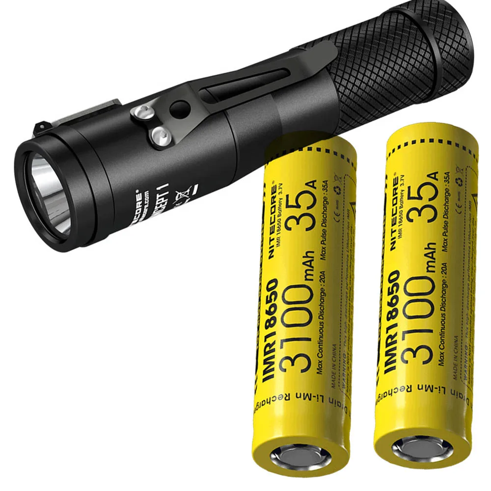 Новинка тактическая вспышка NITECORE C1 Concept 1 CREE XHP35 HD E2 LED max 1800 люмен дальность луча 220