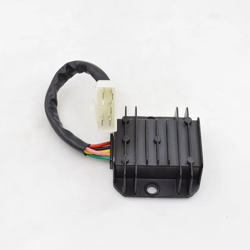 Мотоцикл 5 проводов регулятор напряжения Выпрямитель для GY6-125 GY6-150 GY6 125cc 150cc 152QMI 157QMJ Мопед Скутер ATV TaoTao