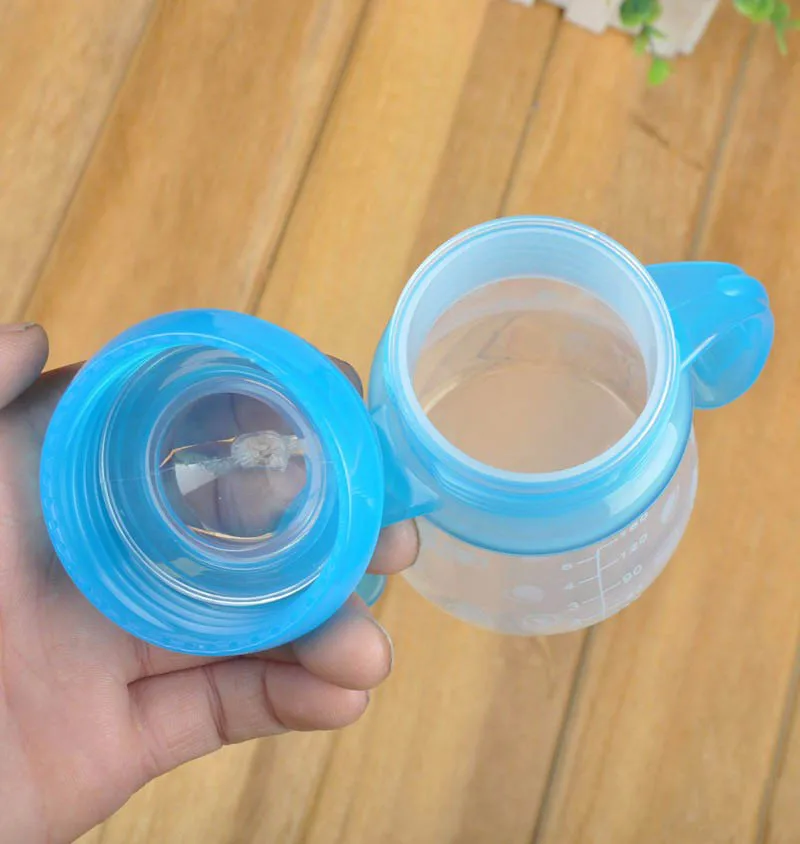 Рисовая бутылочка для каши силикагель мягкая детская ложка отжимания с ручками