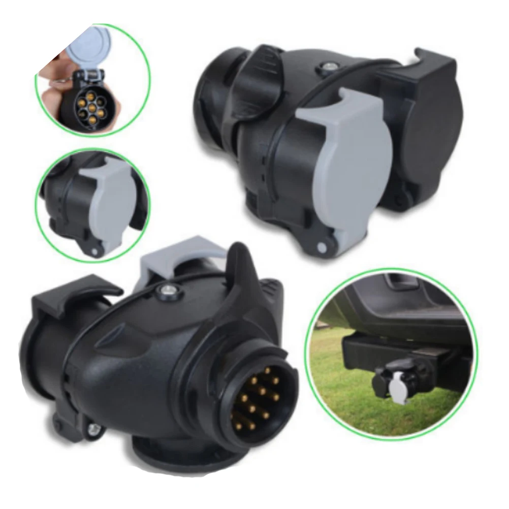 1 шт. 7 Pin штепсельная розетка в трейлере пластиковый буксировочный стержень