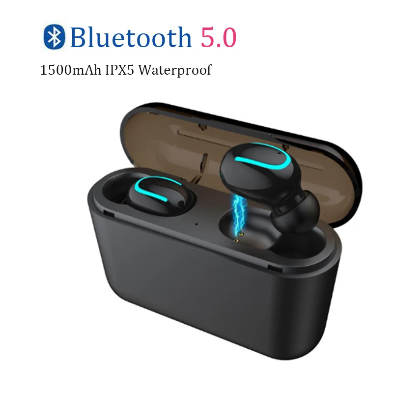 Q32 наушники вкладыши tws Bluetooth гарнитура v5.0 мини Водонепроницаемый Невидимый