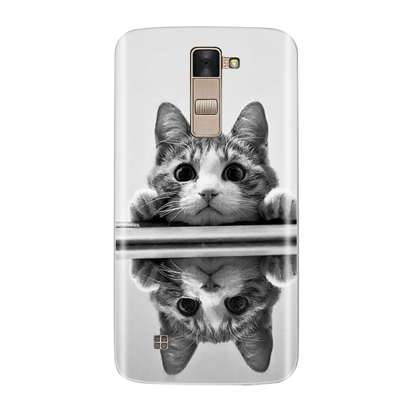 Чехол для телефона LG K8 силиконовый мягкий ТПУ Модный цветочный узор окрашенный защитный чехол для LG K8 задняя крышка чехол s - Цвет: No.16