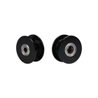 Новейший черный алюминиевый беззубчатый Ремень ГРМ BIQU GT2, шкив 20 зубьев для 3D-принтера GT2- 6 мм, Ширина ремня ГРМ