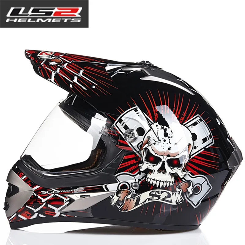 4 Новое поступление capacete casco LS2 moto cross шлемы профессиональные мужские внедорожные moto rcycle шлем грязный велосипед ралли гоночный Мото шлем - Цвет: 4