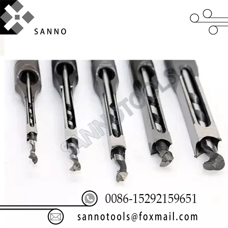 

Professional square hole Chisel Drill Bit for wood dia 6mm 14mm Woodworking Square Hole Drill Bits Wood Mortising Chisel