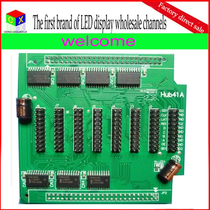 

Hub41A board for led synchronous control system can match Linsn RV901 Nova MRV3000 Colorlight 5A