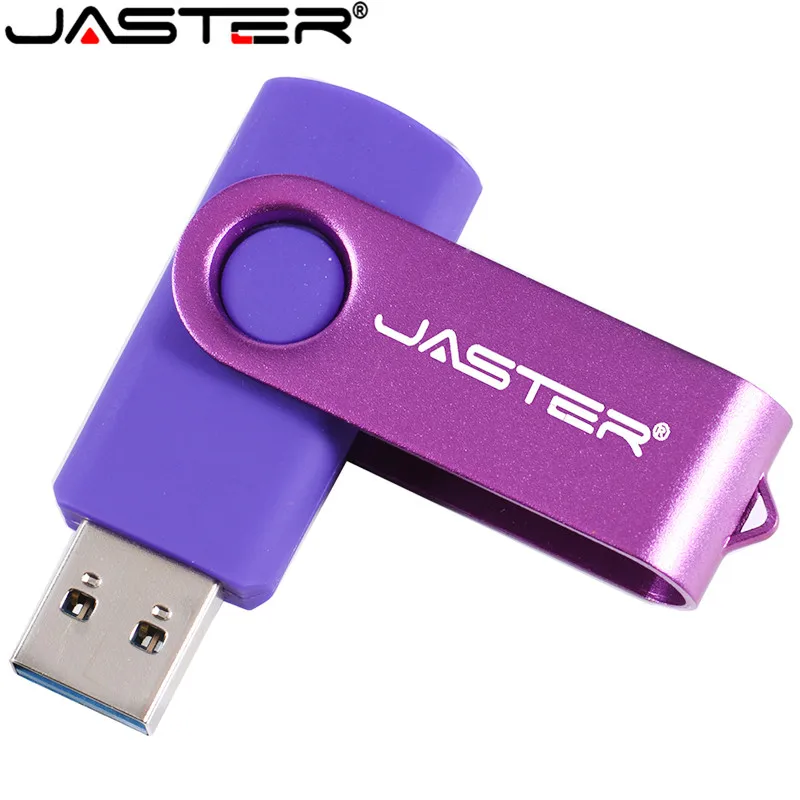 JASTER хит продаж вращающийся USB флеш-накопитель металлический внешний накопитель