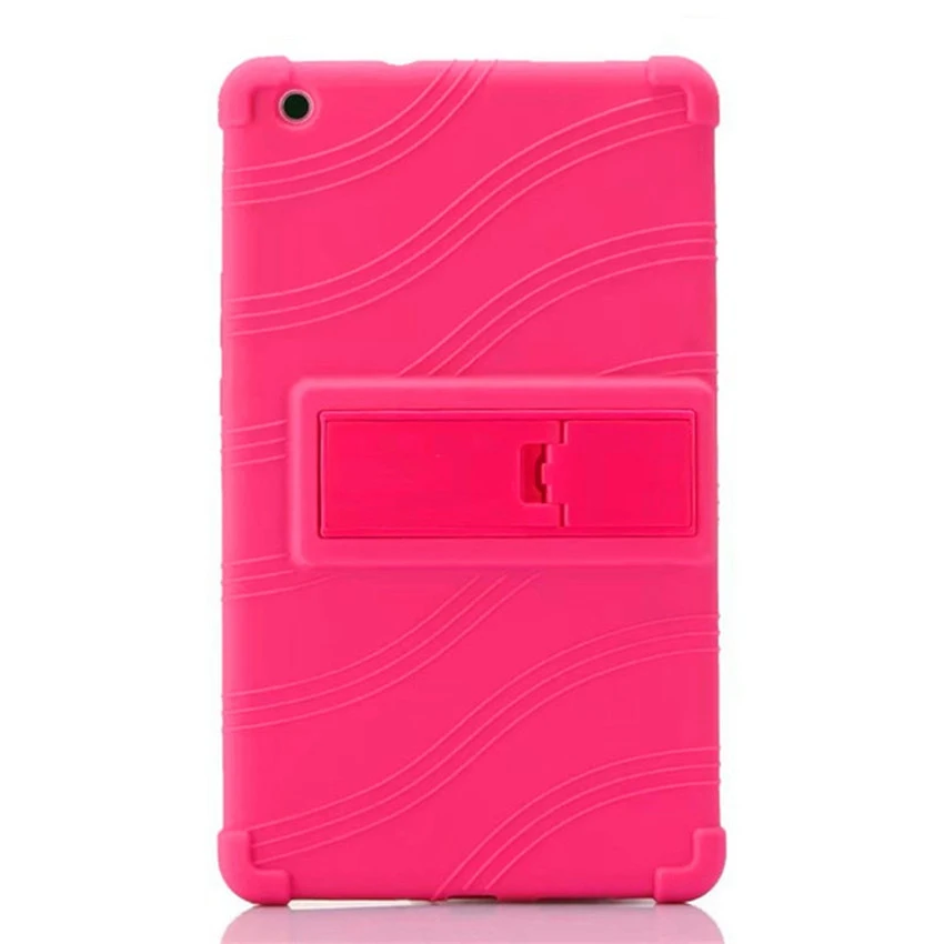 rose Мягкий силиконовый чехол-подставка для Xiao mi Pad 4 Plus 10,1, защитный чехол для mi Pad 4 Pad4 Plus 10,1 дюймов+ пленка+ ручка - Цвет: rose