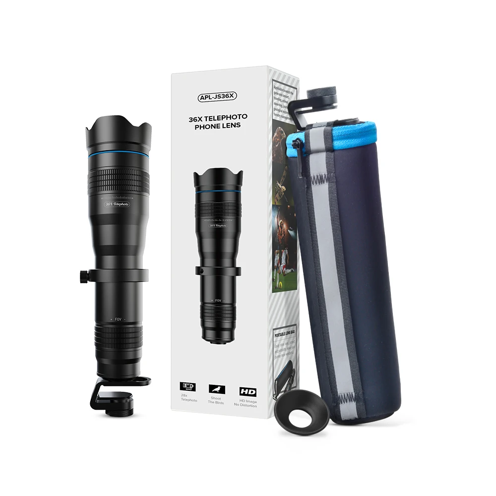APEXEL 36X телефон камера телефото зум объектив HD монокуляр телескоп объектив SelfieTripod с дистанционным затвором для всех смартфонов