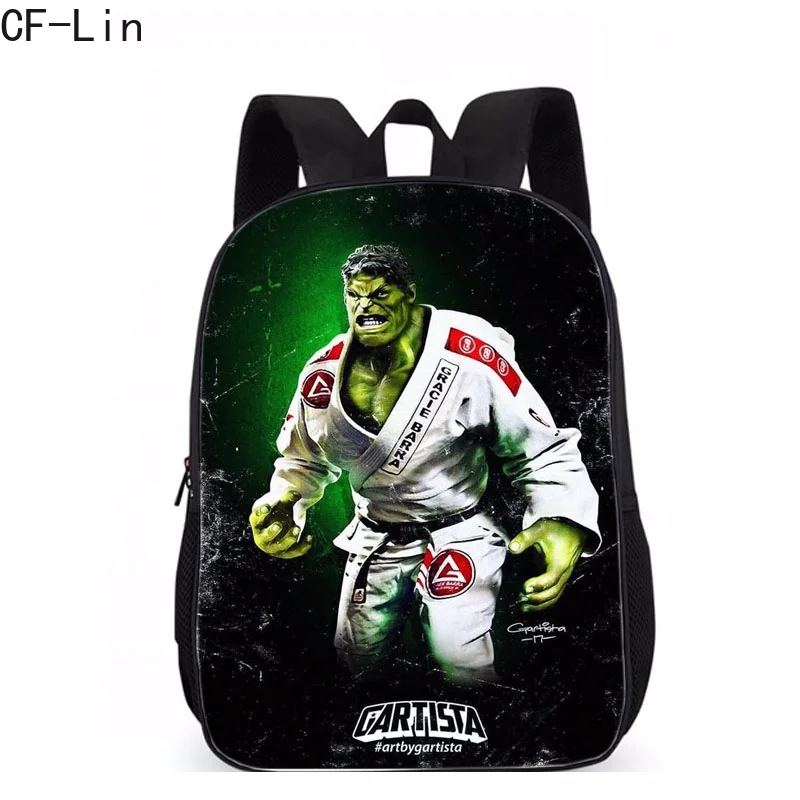 Популярный бразильский рюкзак для мальчиков Jiu Jitsu, школьный рюкзак с 3d рисунком дзюдо Каратэ для подростков мальчиков и девочек, сумки для книг